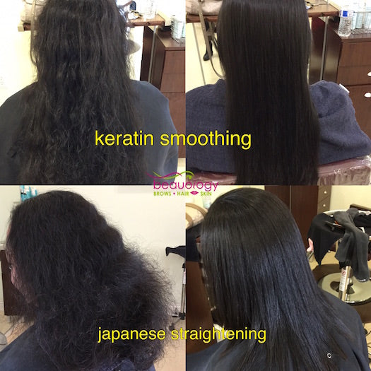 Keratin Hair Smoothening or Japanese Hair Straightening at Beauology Hair Salon in Fremont CA